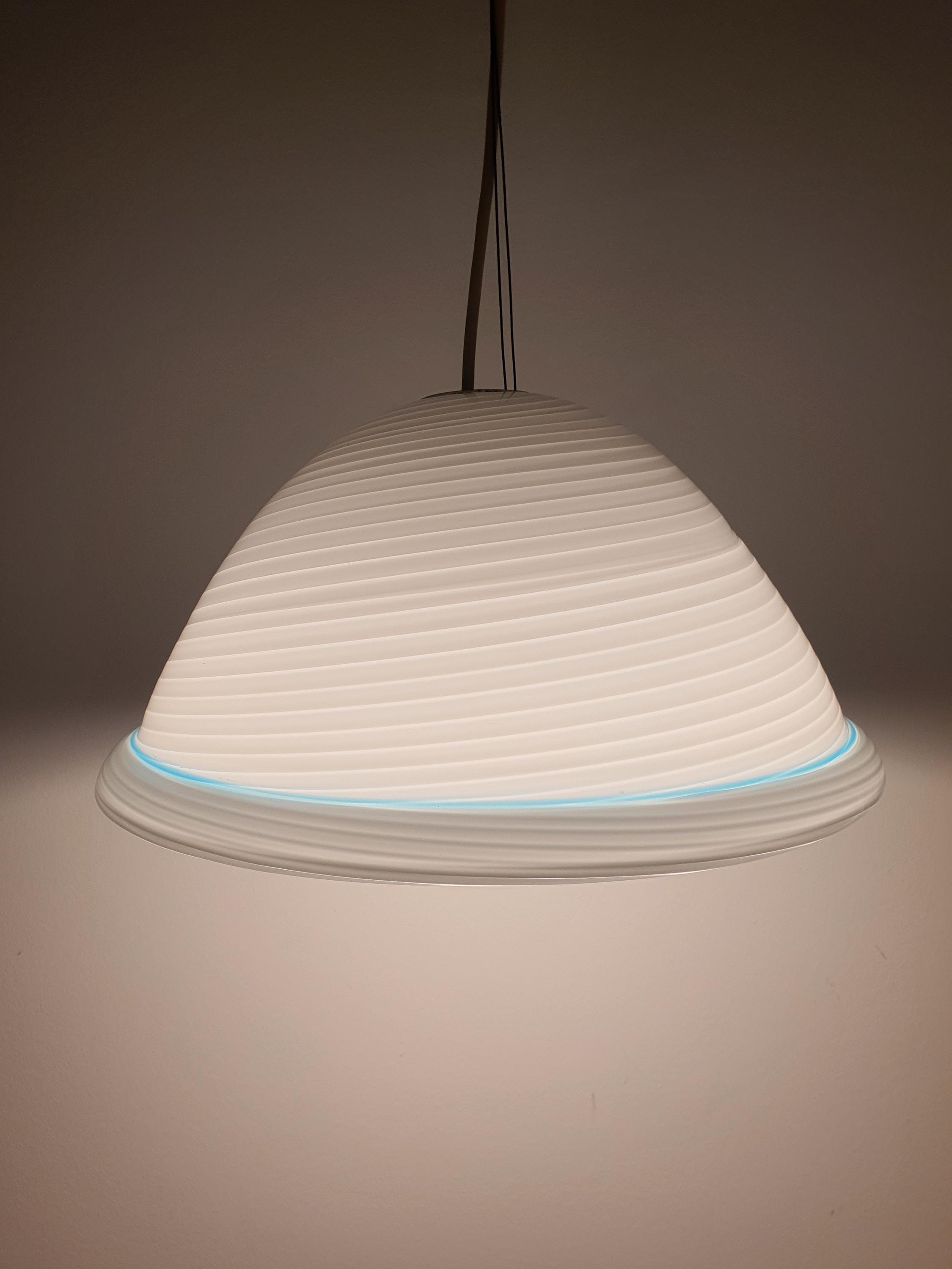 Murano Glass Hat Pendant Light: Nursery Decor, Handcrafted Italian Lighting