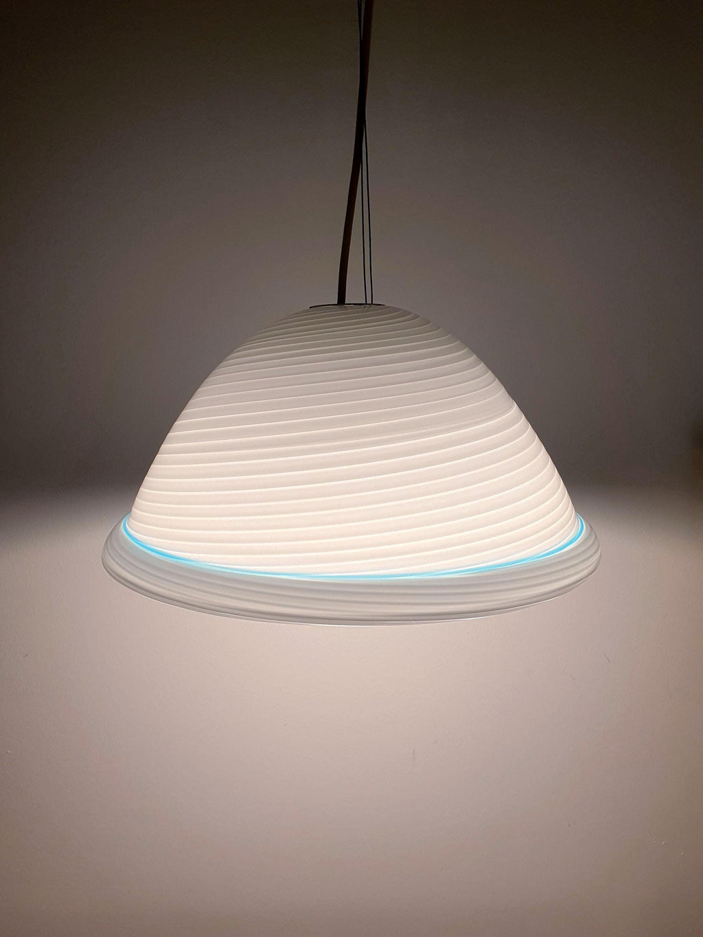 Murano Glass Hat Pendant Light: Nursery Decor, Handcrafted Italian Lighting