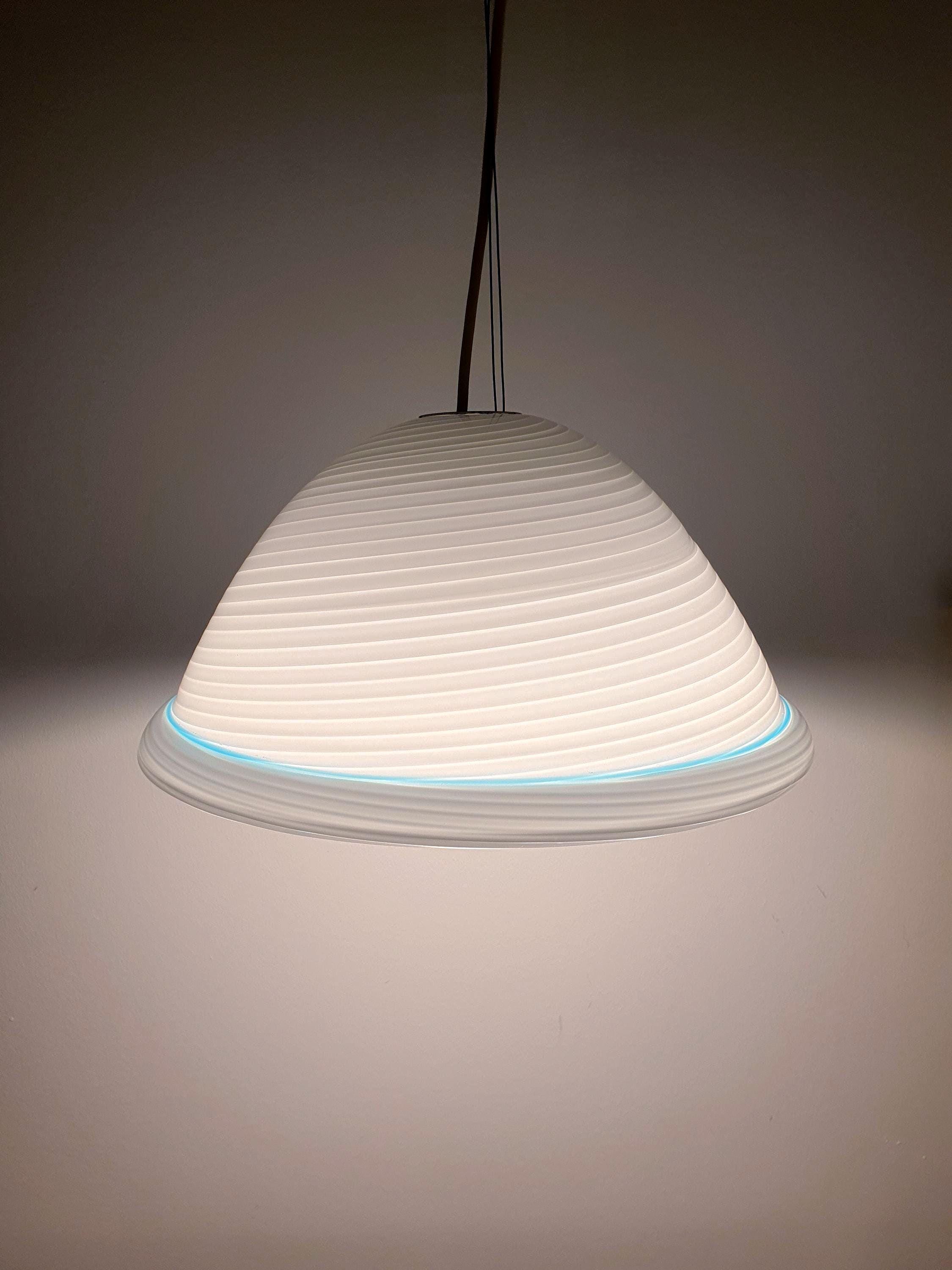 Murano Glass Hat Pendant Light: Nursery Decor, Handcrafted Italian Lighting
