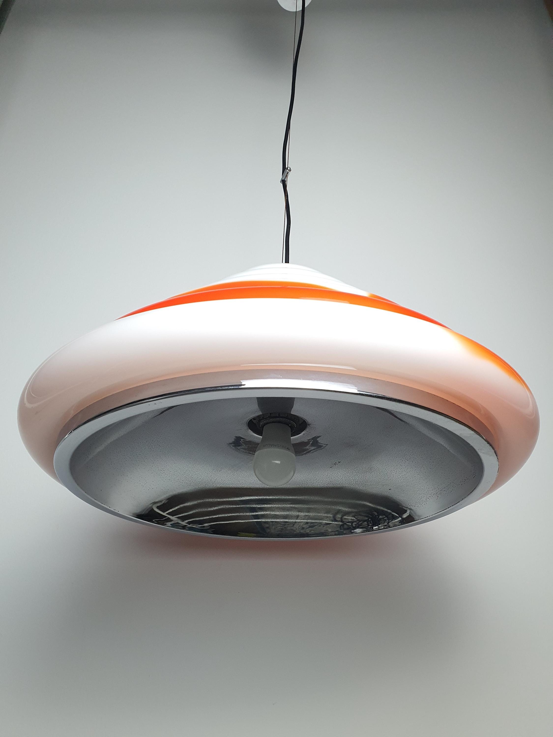 アメリカ　スペースエイジ　花火ライト　2000s Space Age Vintage Italian Glass Lighting – Retro – Vintage Glass Gems