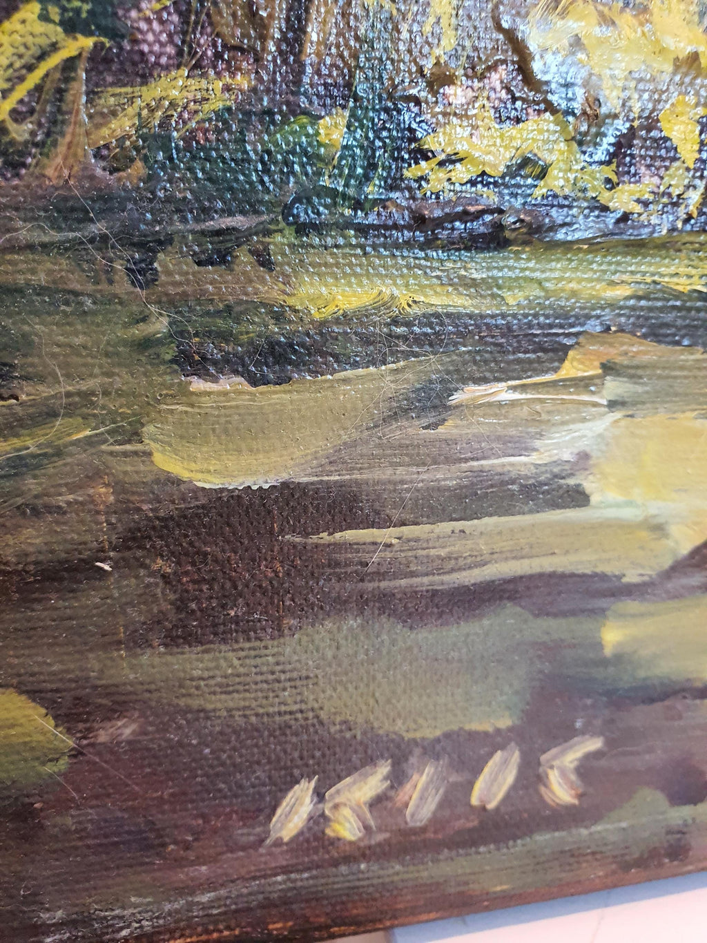 Vintage Sailing Boats Landscape: Original Signed Acrylic Painting by Janusz Kik