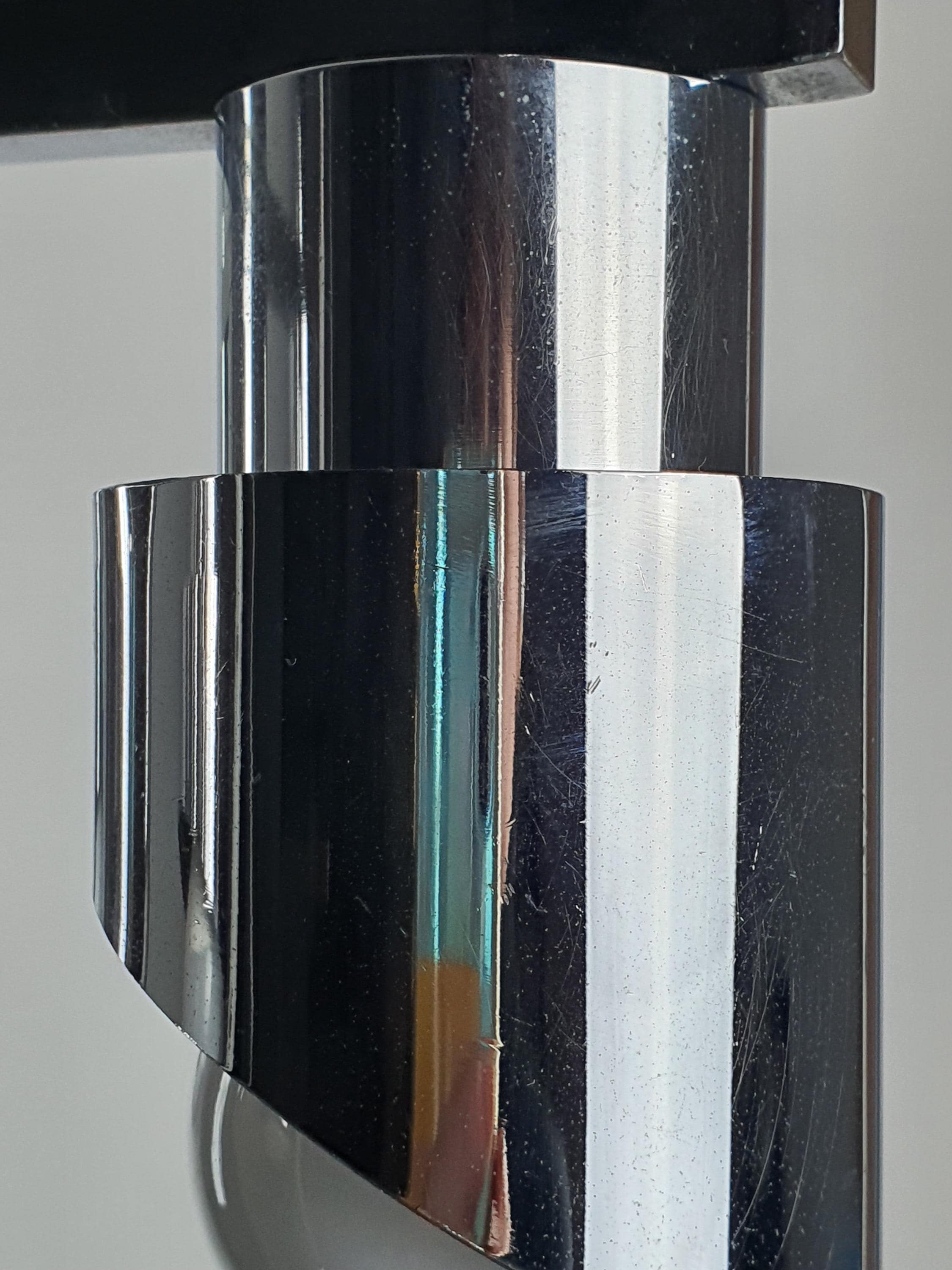 Space Age 6-Arm Small Chandelier | Chrome | Attr. Gaetano Sciolari | Mid-Century Modern Lighting