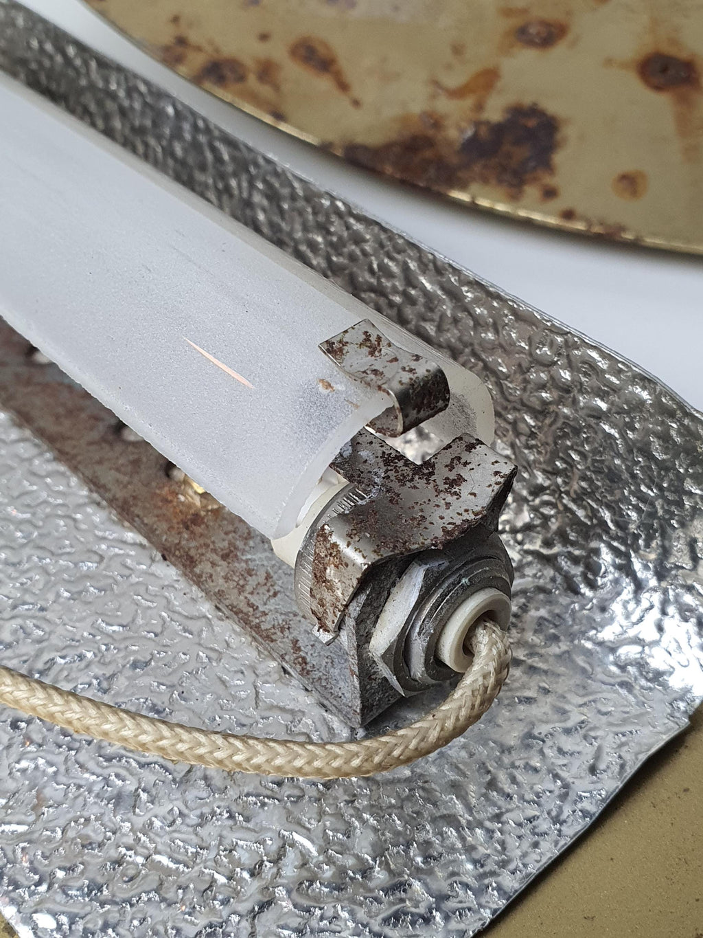 Pair of Murano Glass Shell Wall Sconces | Frosted Venetian Floral Lights | Mid-Century Italian Wall Lamps