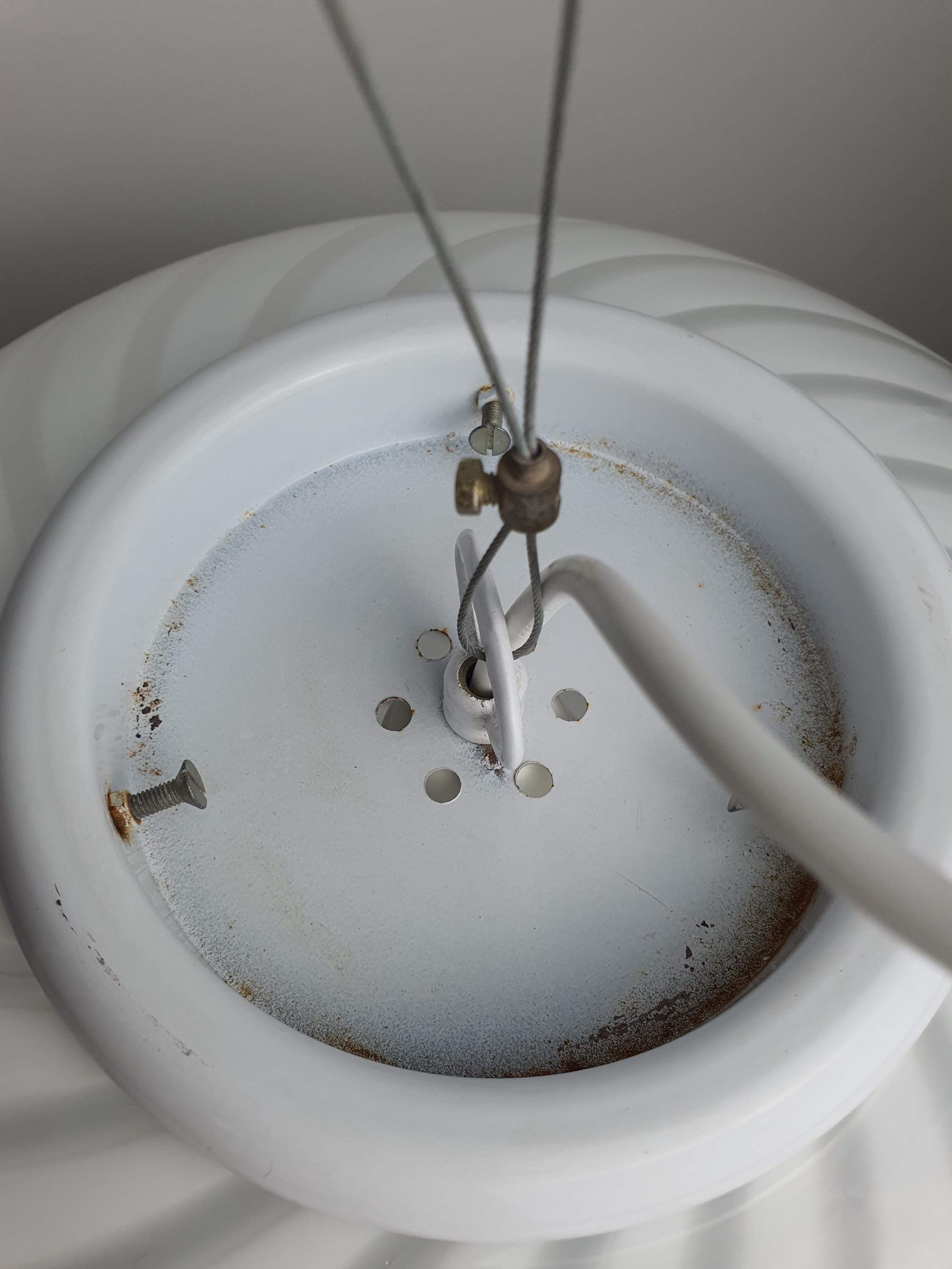 Murano Glass Globe Pendant Light: Mid-Century Modern Italian Chandelier