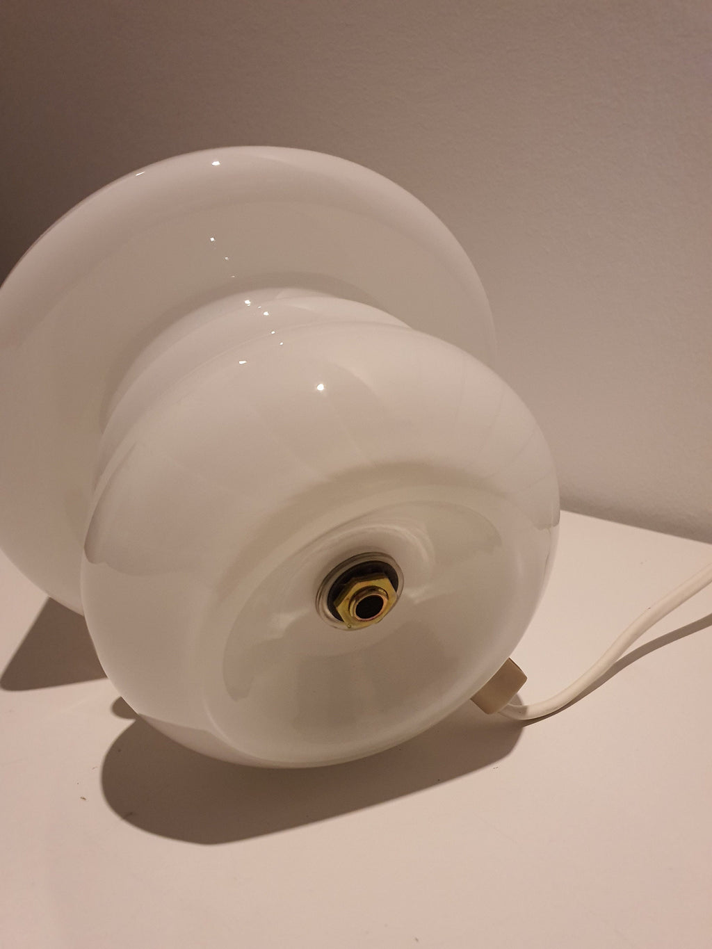 Murano Glass Mushroom Lamp: Mid-Century Modern Scandinavian Bedside Light